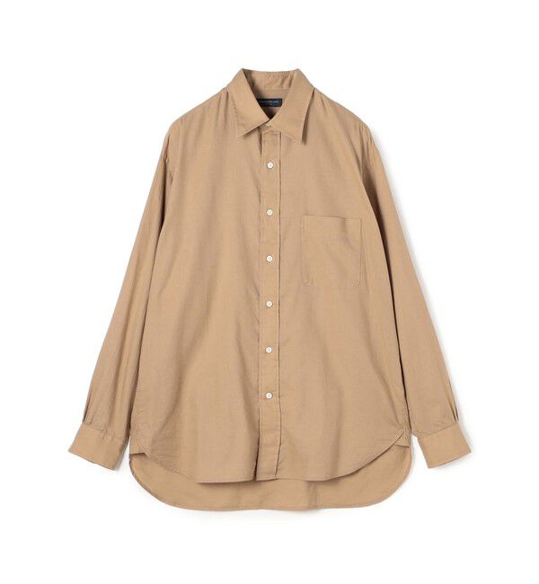 TOMORROWLAND MENS「コットンフランネルビエラ ロングスリーブシャツ ALBINI」|シャツ・ブラウス|43 キャメル