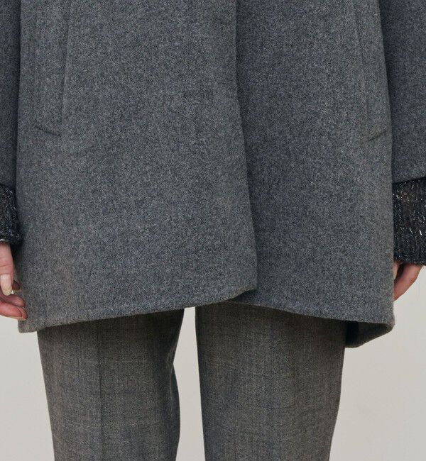 DES PRES「ウールモッサ バルカラーコート」|ステンカラーコート|