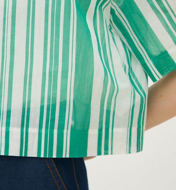 TOMORROWLAND collection「【WEB先行予約】シルクコットンランダムストライプ ライトジャケット」|その他|