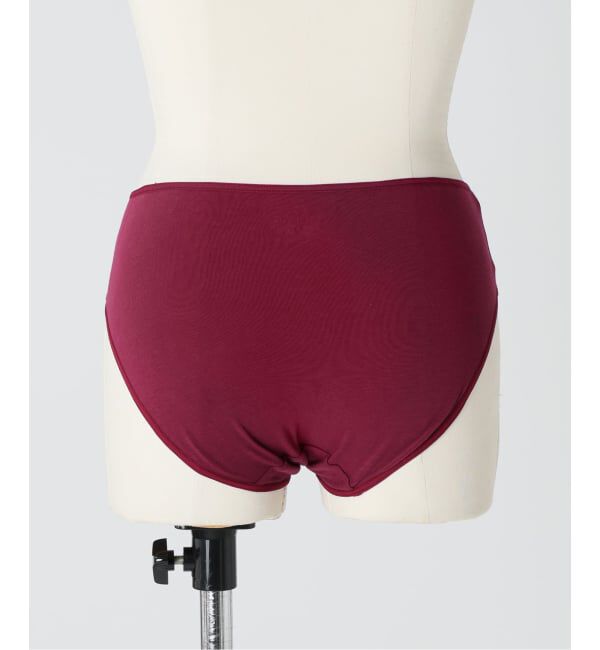 EMILYWEEK「【RESET】オーガニックコットン混 ショーツ（ベージュ、ボルドー）」|インナー|