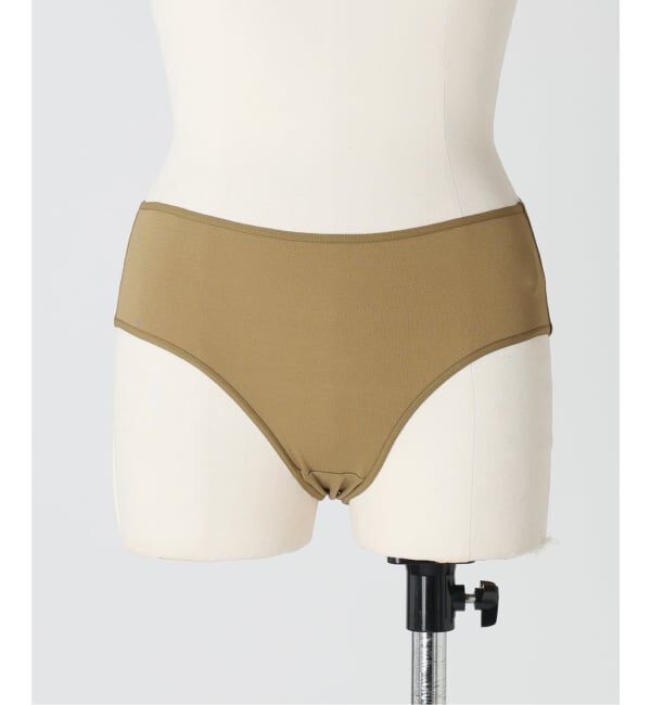 EMILYWEEK「【RESET】オーガニックコットン混 ショーツ（ベージュ、ボルドー）」|インナー|