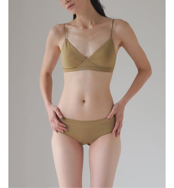 EMILYWEEK「【RESET】オーガニックコットン混 ショーツ（ベージュ、ボルドー）」|インナー|