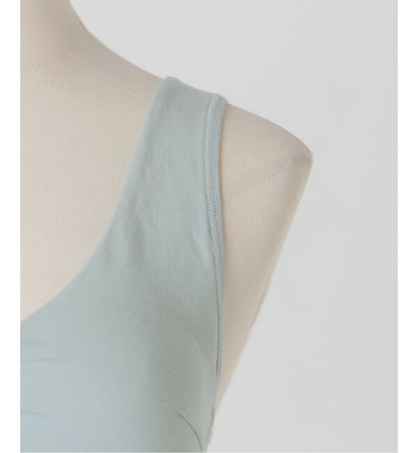 EMILYWEEK「【NEUTRAL】オーガニックコットン混カバレッジブラ（サックス）」|インナー|