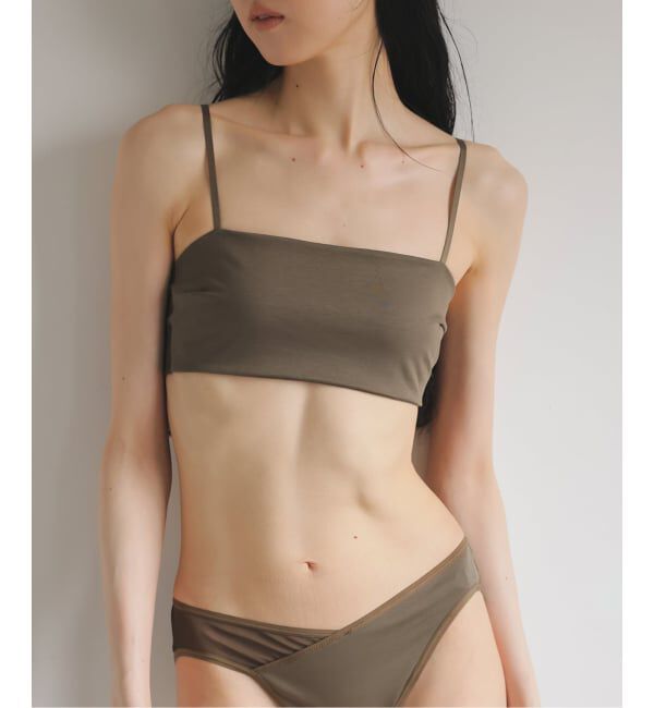 EMILYWEEK「【ESSENTIAL】スムースバンドゥブラ」|インナー|カーキ