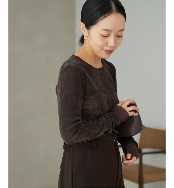 Plage「《追加》Flocky Mesh ロンT」|Tシャツ・カットソー|