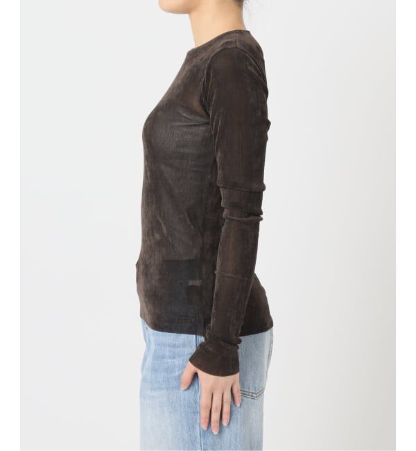 Plage「《追加》Flocky Mesh ロンT」|Tシャツ・カットソー|