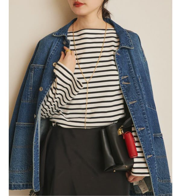 Plage「Long Sleeves Blousing Teeシャツ」|Tシャツ・カットソー|ブラック