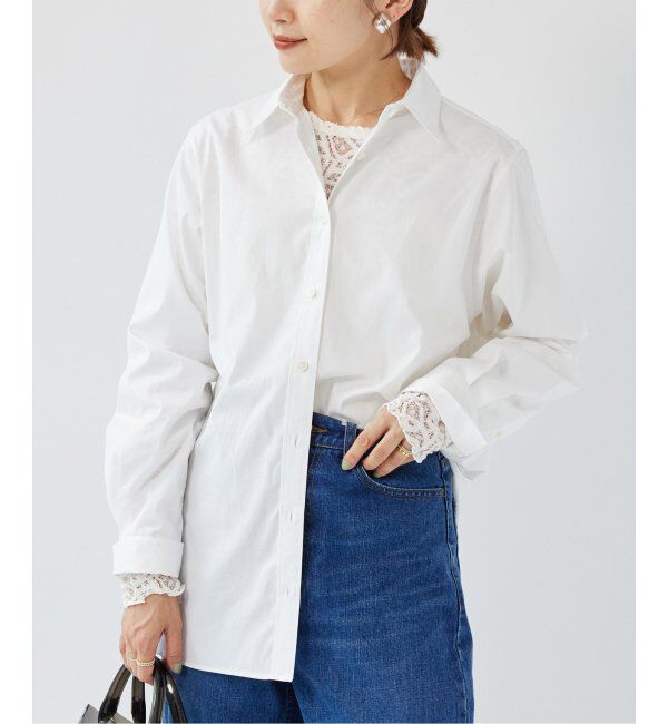 IENA「《追加》スーピマコットン レギュラーカラーシャツ」|シャツ・ブラウス|