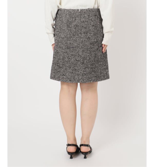 SLOBE IENA「ツイードミニスカート」|スカート|