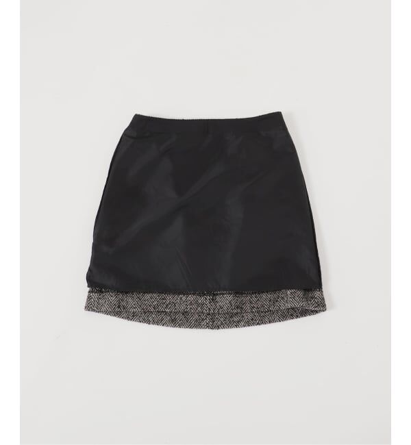 SLOBE IENA「ツイードミニスカート」|スカート|