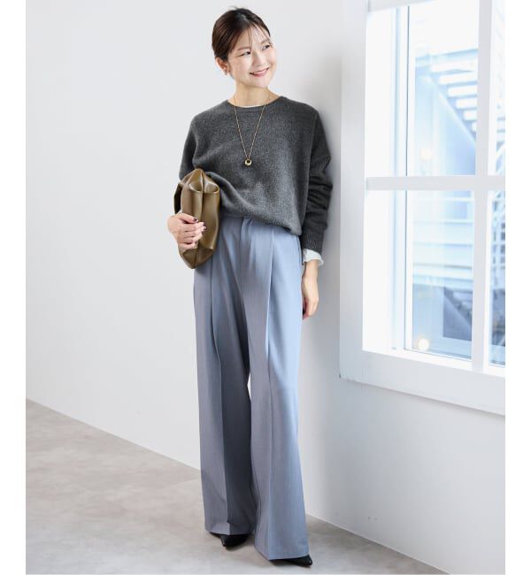 SLOBE IENA「ラムウールプルオーバー」|ニット・セーター|