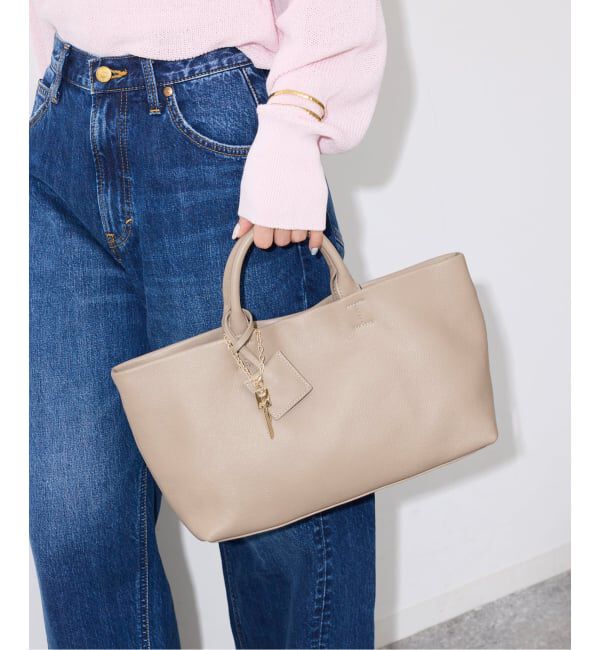 SLOBE IENA「《WEB限定カラーあり/追加6予約》SLOBE レザートートバッグ」|トートバッグ|