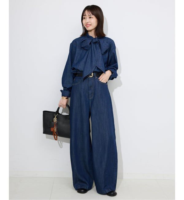 SLOBE IENA「《WEB限定カラーあり/追加6予約》SLOBE レザートートバッグ」|トートバッグ|