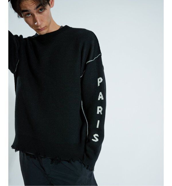 Paris Saint-Germain「【Paris Saint-Germain / パリ・サン＝ジェルマン】PSG JP CRASH KNIT」|ニット・セーター|