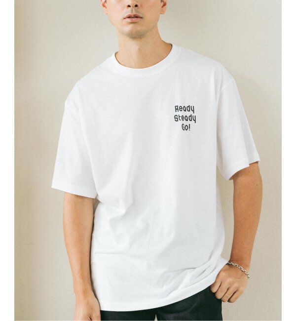 EDIFICE「Ready Steady Go! / レディーステディゴー 別注 プリント Tシャツ」|Tシャツ・カットソー|