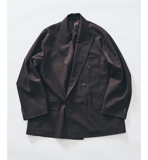 417 EDIFICE「【MOONLIGHT CLOTHING】Wジャケット」|テーラードジャケット|ブラウン