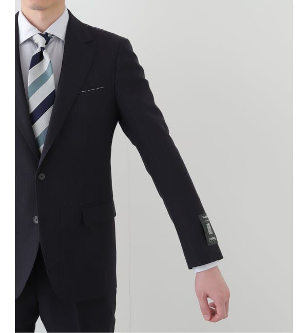 EDIFICE「OLIVER 2ボタン DORMEUIL (ストライプ)」|スーツ|