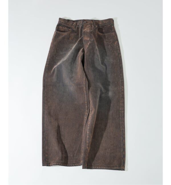 JOURNAL STANDARD relume「フロッキー プリント ワイド デニム 5ポケット」|デニム|