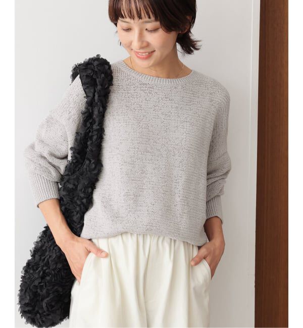 JOURNAL STANDARD relume「［26SS新作］テープヤーンニュアンスプルオーバー」|ニット・セーター|グレーA