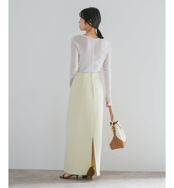 NOBLE「《追加3》シアーテレコロングスリーブプルオーバー」|Tシャツ・カットソー|