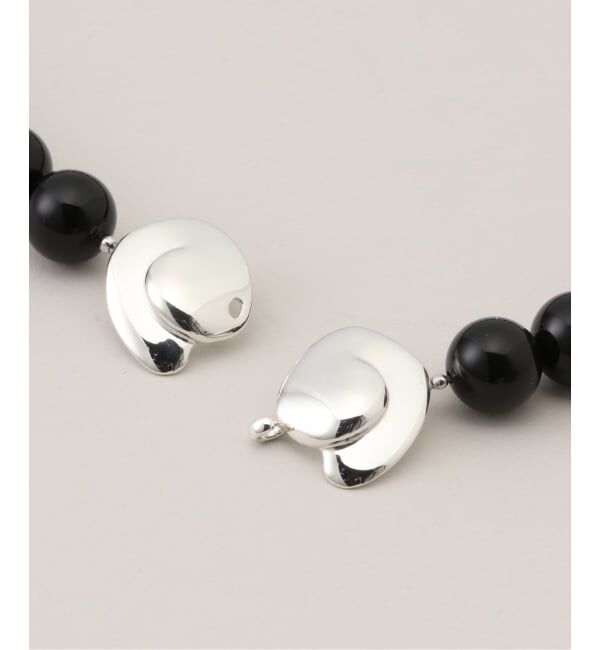 FRAMeWORK「PREEK/プリーク howraw round stone nl onyx ネックレス」|ネックレス|