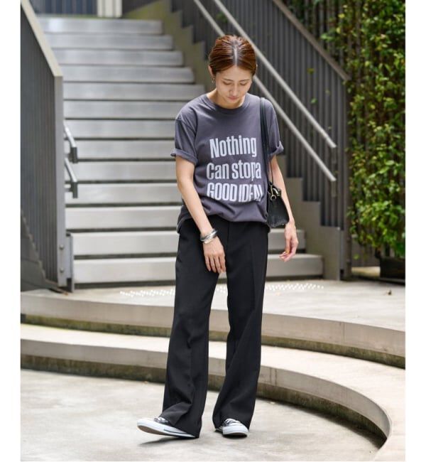 FRAMeWORK「≪一部カラーWEB限定 / 追加≫セミフレアパンツ」|スラックス|