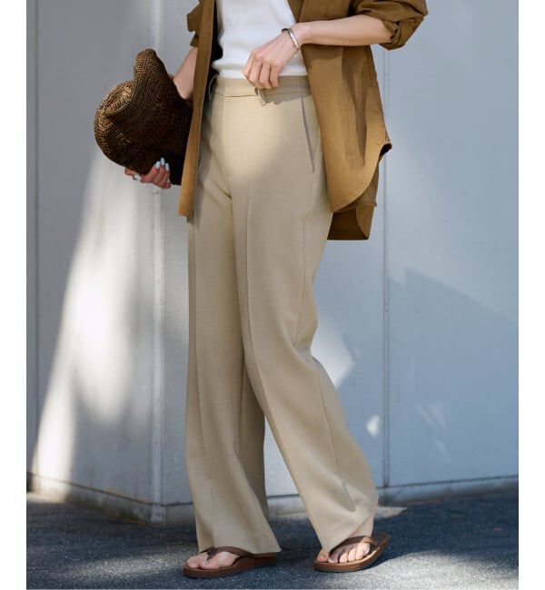 FRAMeWORK「≪一部カラーWEB限定 / 追加≫セミフレアパンツ」|スラックス|