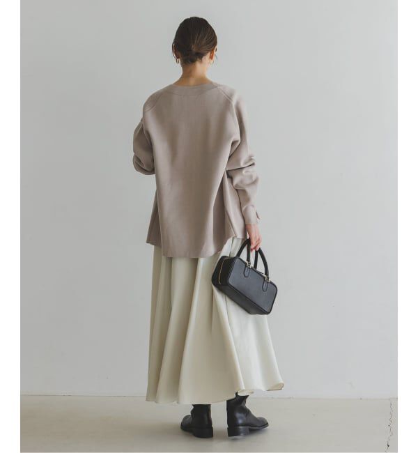 NOBLE「《WEB限定追加》接結ジャケットライクカーディガン」|カーディガン|