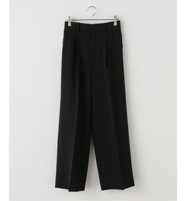 Spick and Span「トロストレッチ1タックパンツ」|スラックス|