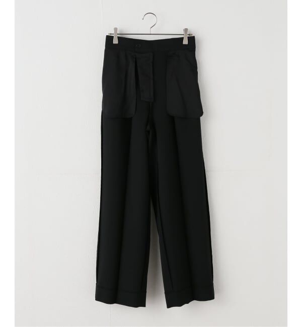 Spick and Span「トロストレッチ1タックパンツ」|スラックス|