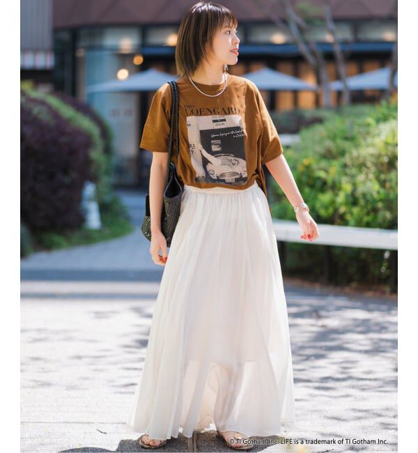 Spick and Span「《WEB限定 / 追加2予約》GOOD ROCK SPEED フォトドルマンTシャツ Re」|Tシャツ・カットソー|