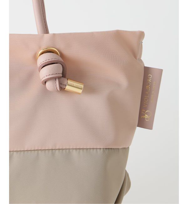  「《WEB限定予約》VIOLAd&rsquo;ORO / ヴィオラドーロ ナイロンコンビトート S」|トートバッグ|