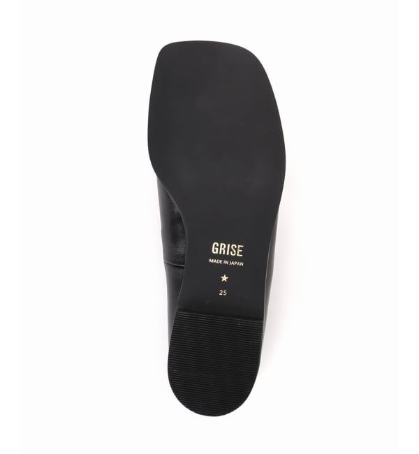 GRISE「《予約》GRISEレザーオープントゥトングフラット」|その他|