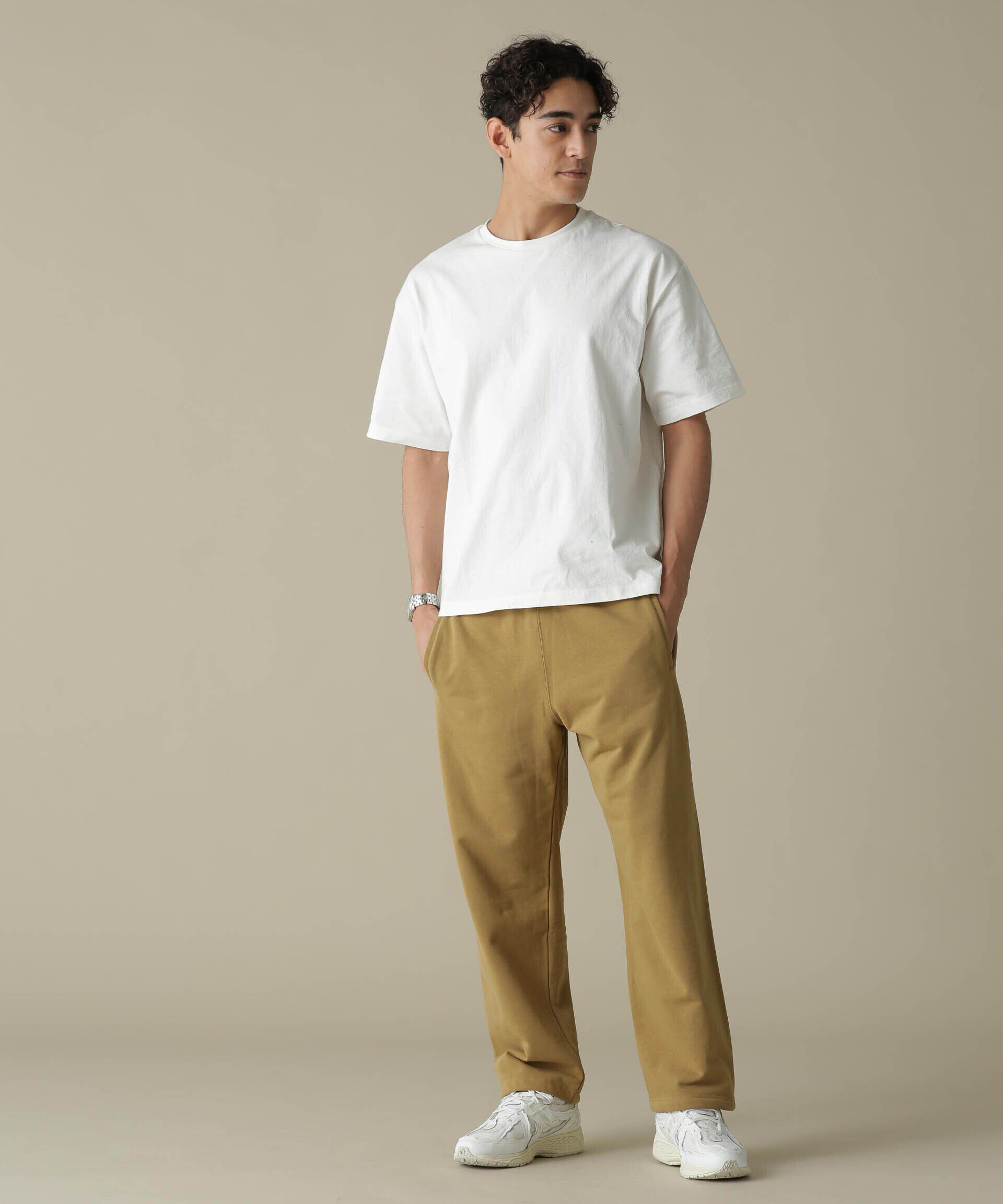 nano･universe「「NJ/CLUB」HOMESTOCK ガーメントダイコットンヘンプTシャツ」|Tシャツ・カットソー|