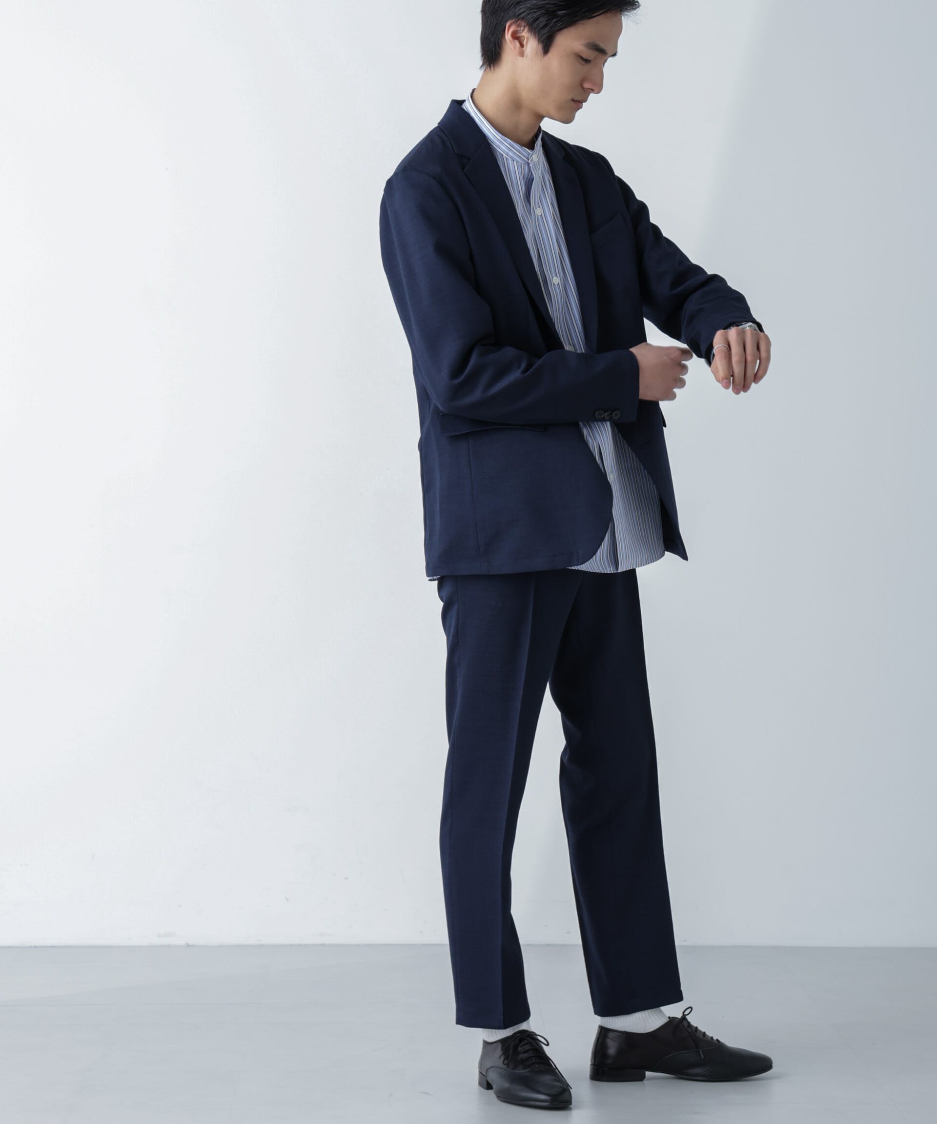 nano･universe「「N TROUSERS」Reflax(R)スラブツイルストレッチパンツ（セットアップ可）」|スーツ|