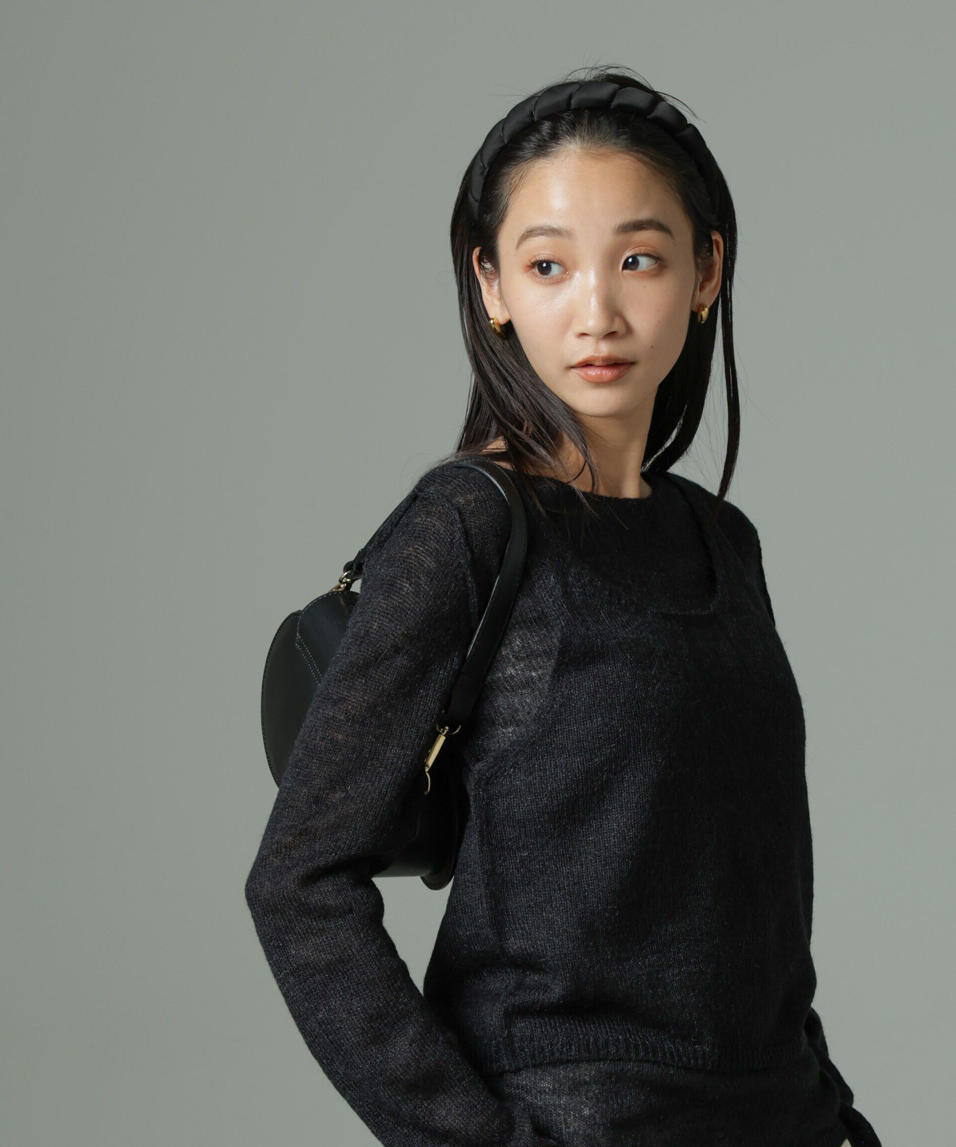 nano･universe「ビスチェセットニット」|ニット・セーター|ブラック