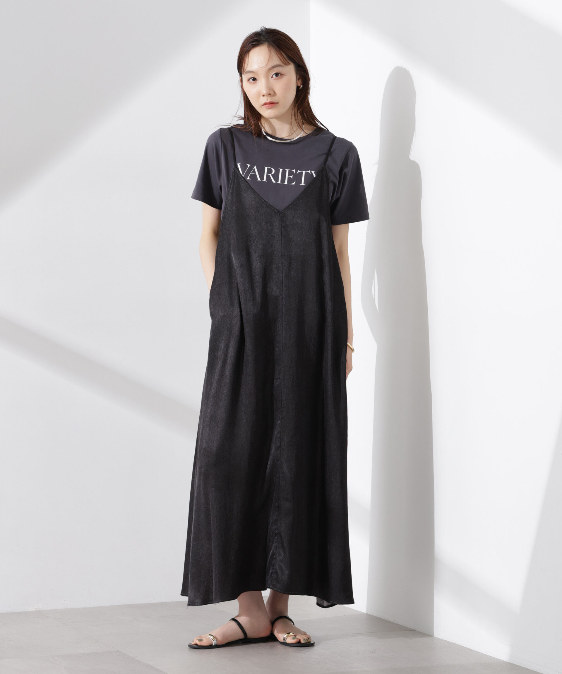 nano･universe「キャミソールフレアワンピース」|ワンピース|