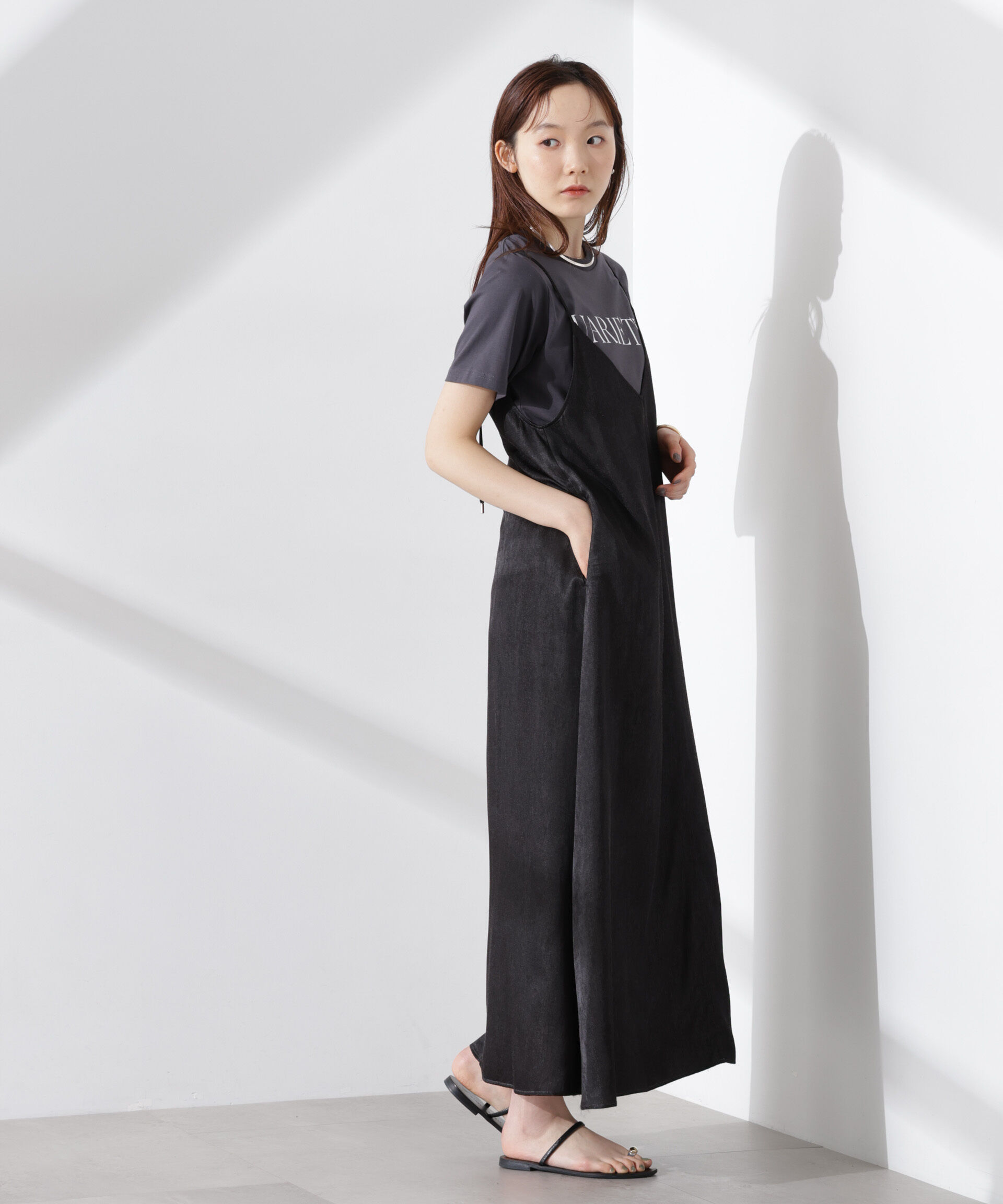 nano･universe「キャミソールフレアワンピース」|ワンピース|