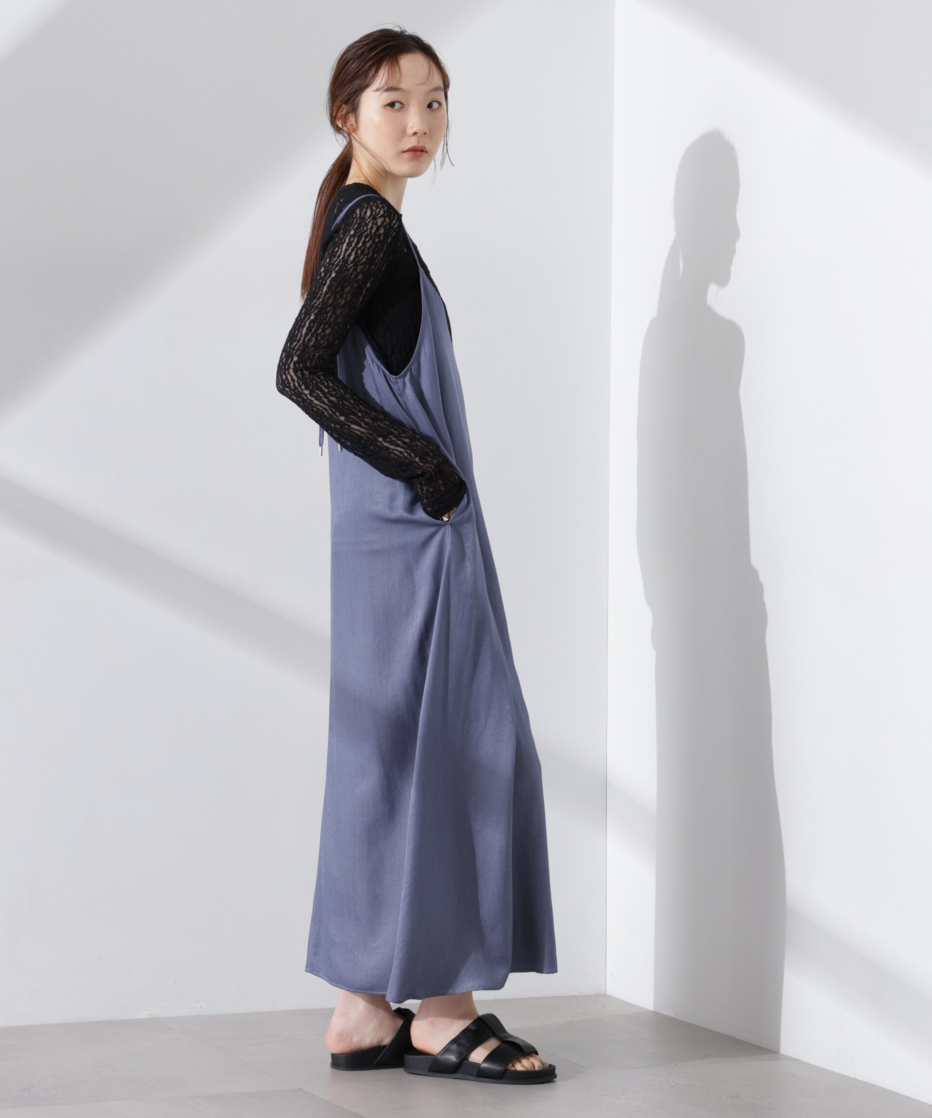 nano･universe「キャミソールフレアワンピース」|ワンピース|