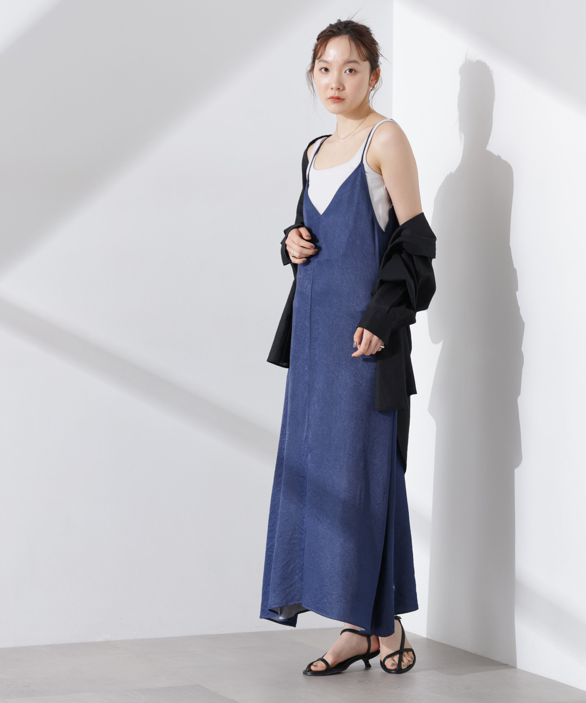 nano･universe「キャミソールフレアワンピース」|ワンピース|