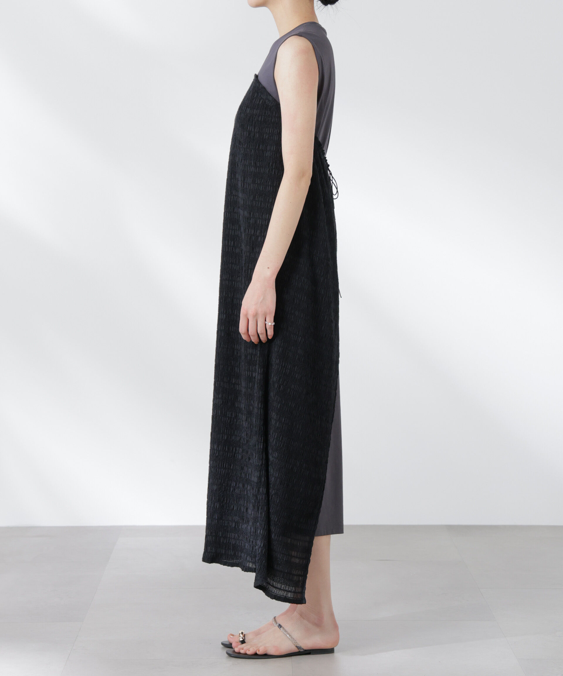 nano･universe「シャーリングベアドッキングカットワンピース」|ワンピース|