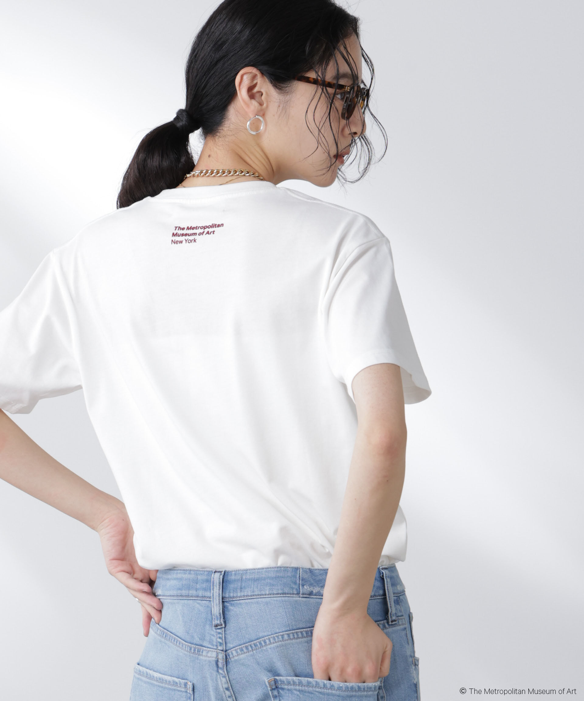 nano･universe「The Met 別注ロゴプリントTシャツ」|Tシャツ・カットソー|