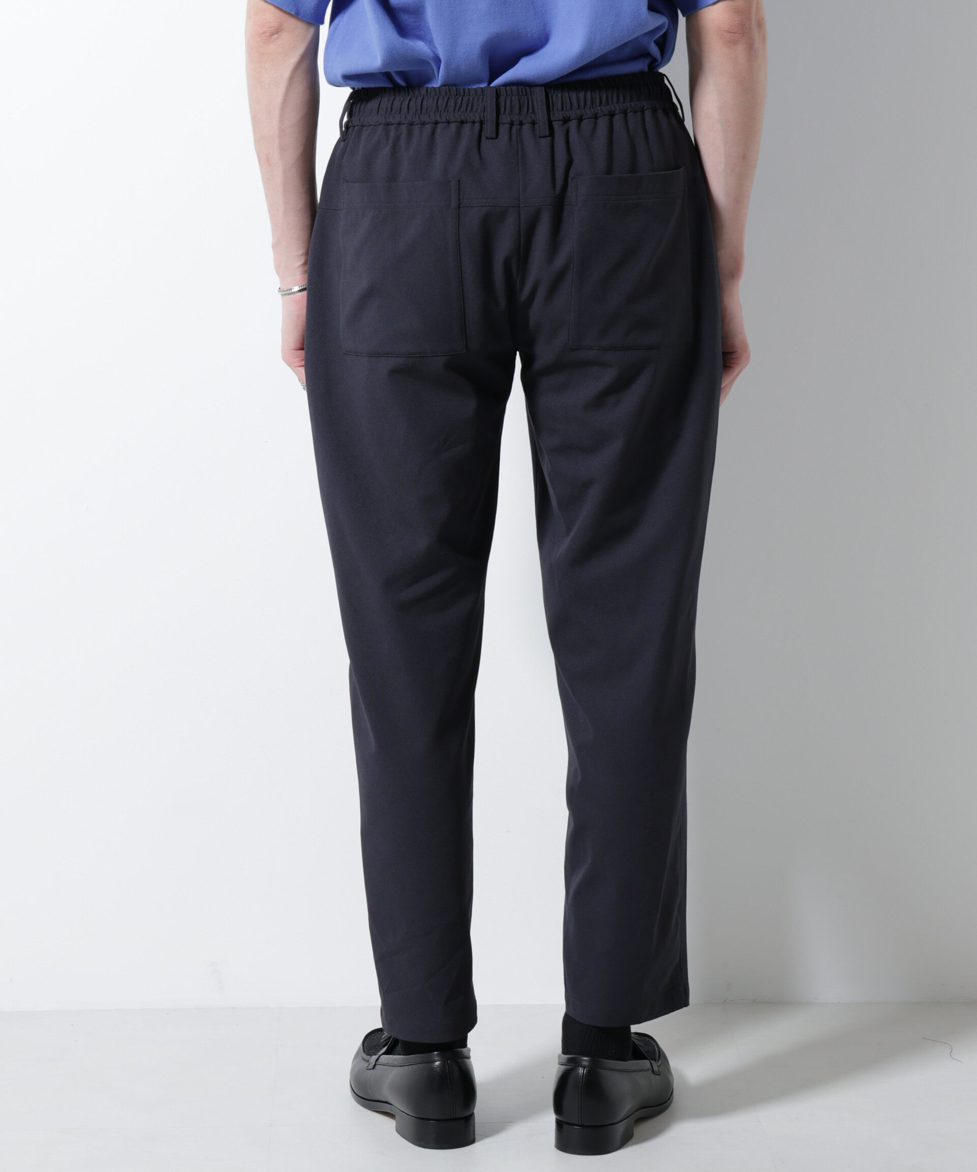 nano･universe「DotAir(R)ミニホールストレッチイージーパンツ/吸水速乾(セットアップ可)」|チノ|