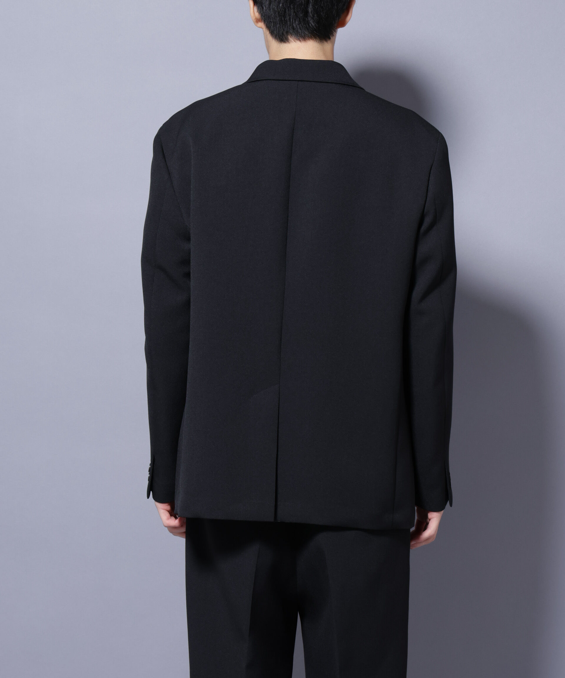 nano･universe「Reflax(R) ダブルクロスウェザーダブルブレストジャケット(セットアップ可)」|テーラードジャケット|