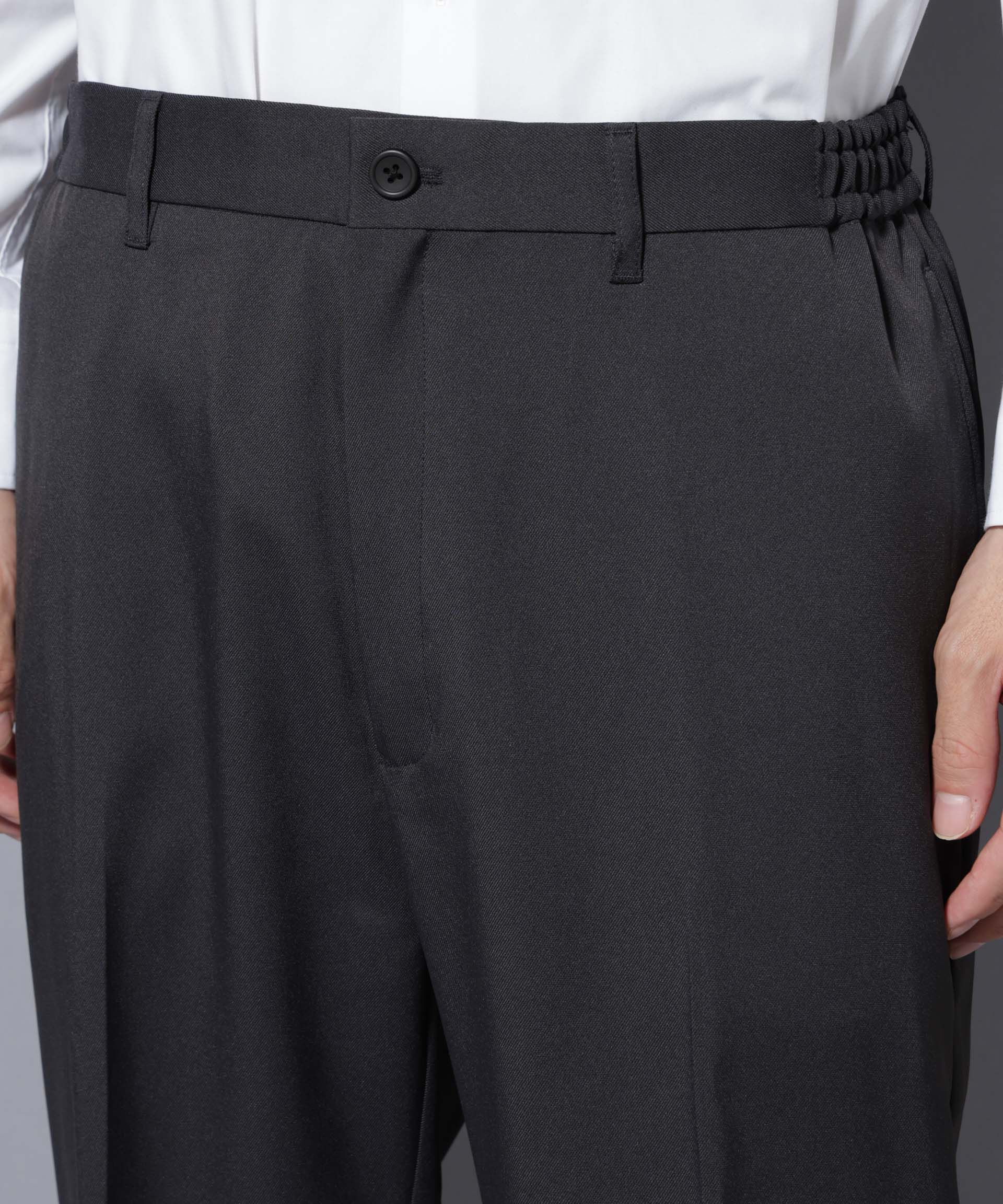 nano･universe「リラックスストレートスラックス（セットアップ可）」|チノ|