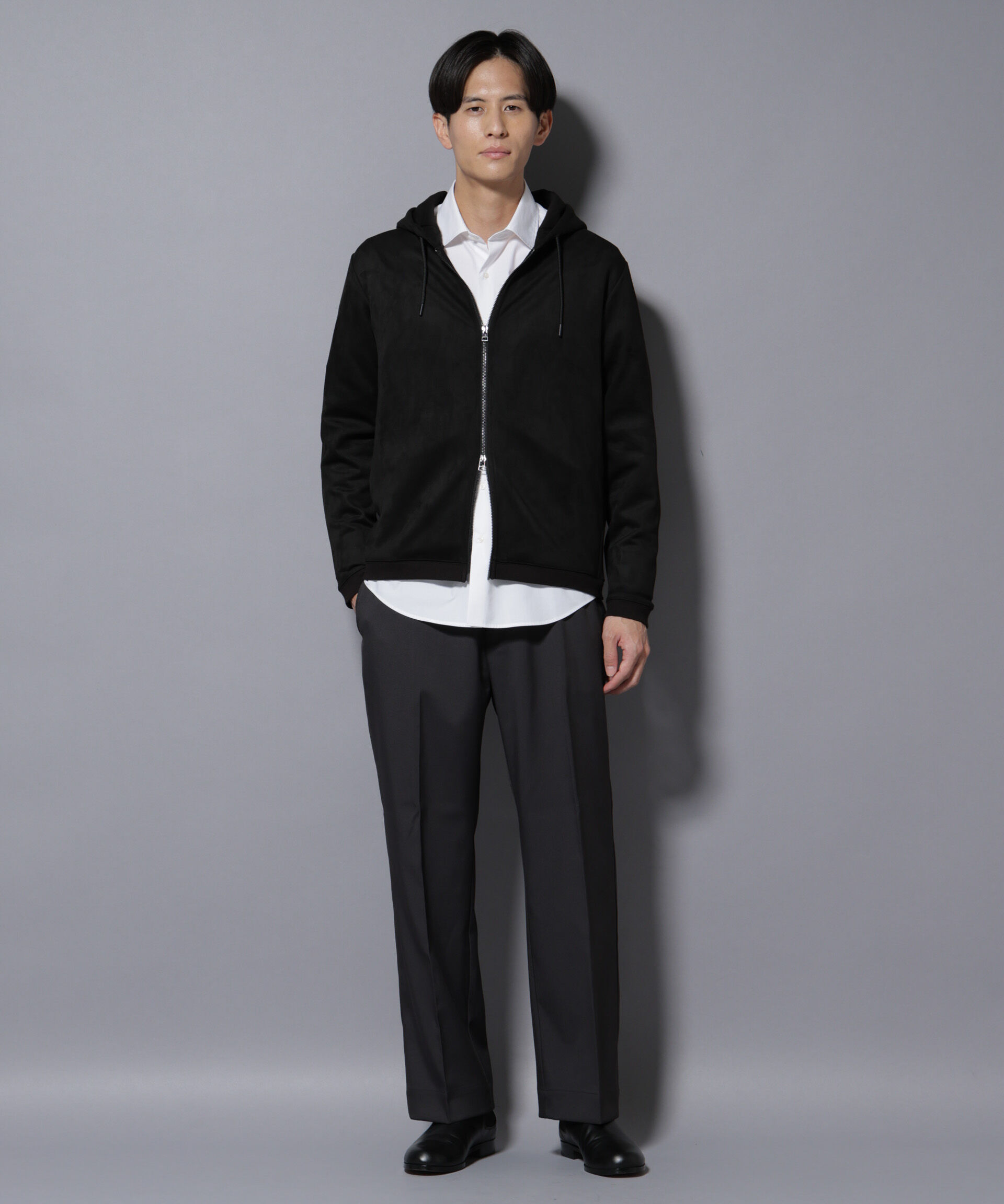 nano･universe「リラックスストレートスラックス（セットアップ可）」|チノ|