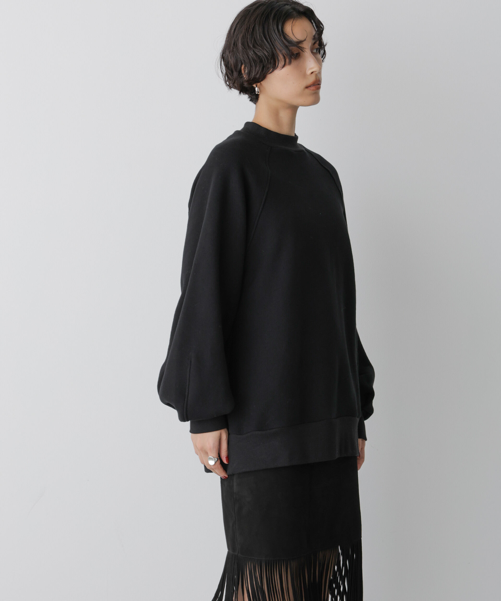  「「STEVELOUR」フラッフィースタンドプルオーバー」|スウェット・ジャージ|