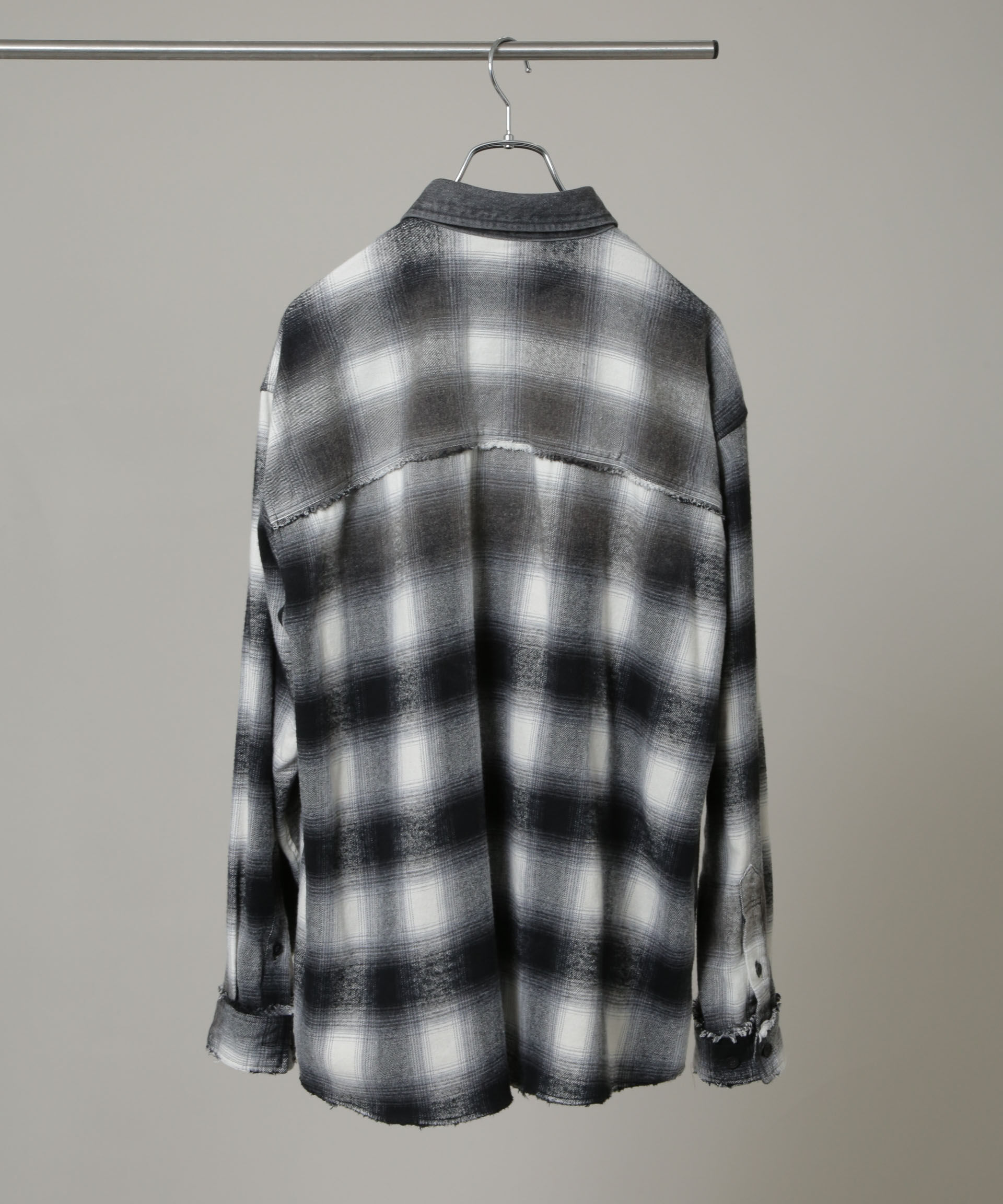 nano･universe「｢HOTEL PALACE｣ ヴィンテージライクオンブレチェックネルシャツ」|シャツ・ブラウス|