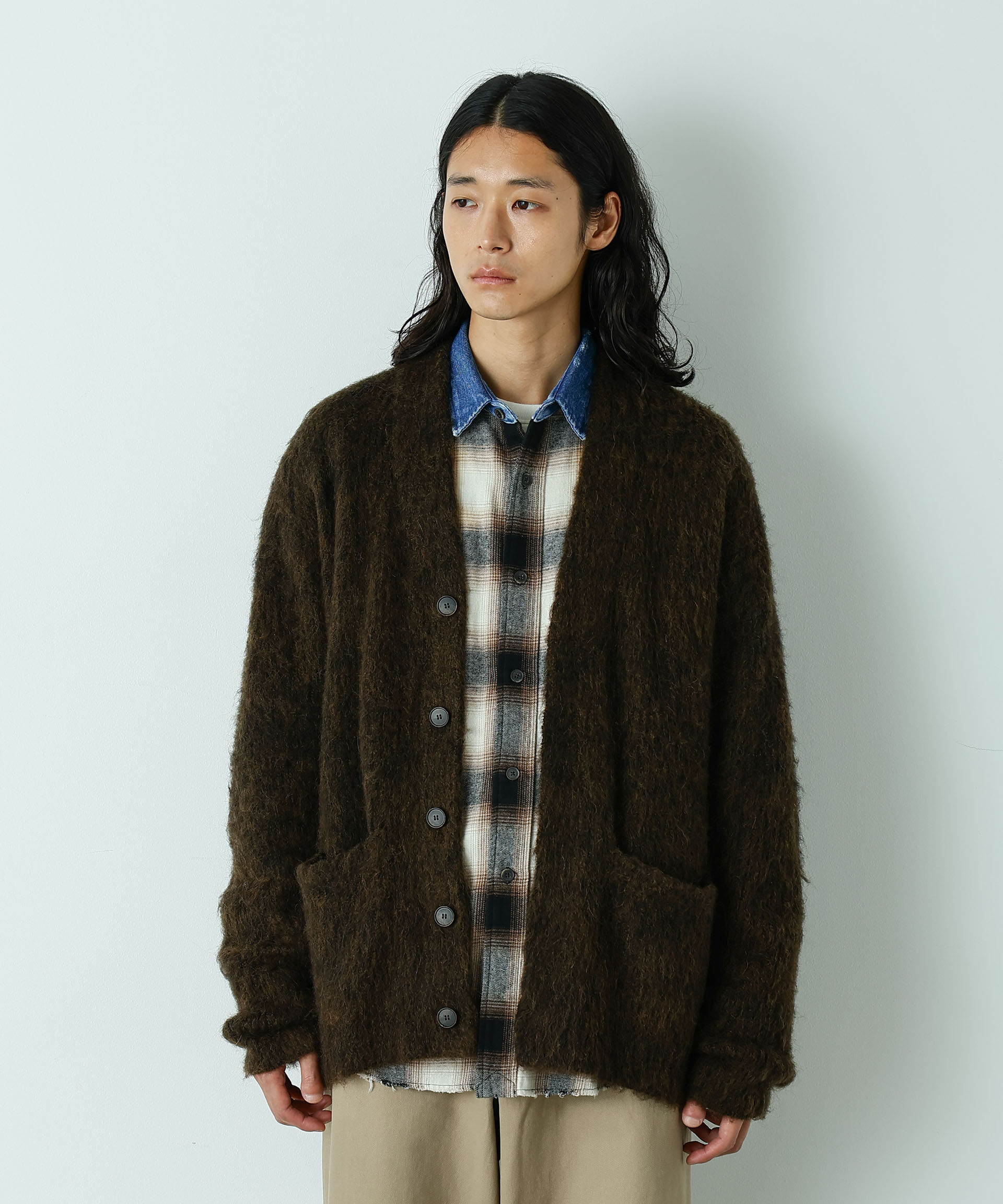 nano･universe「｢HOTEL PALACE｣ ヴィンテージライクオンブレチェックネルシャツ」|シャツ・ブラウス|