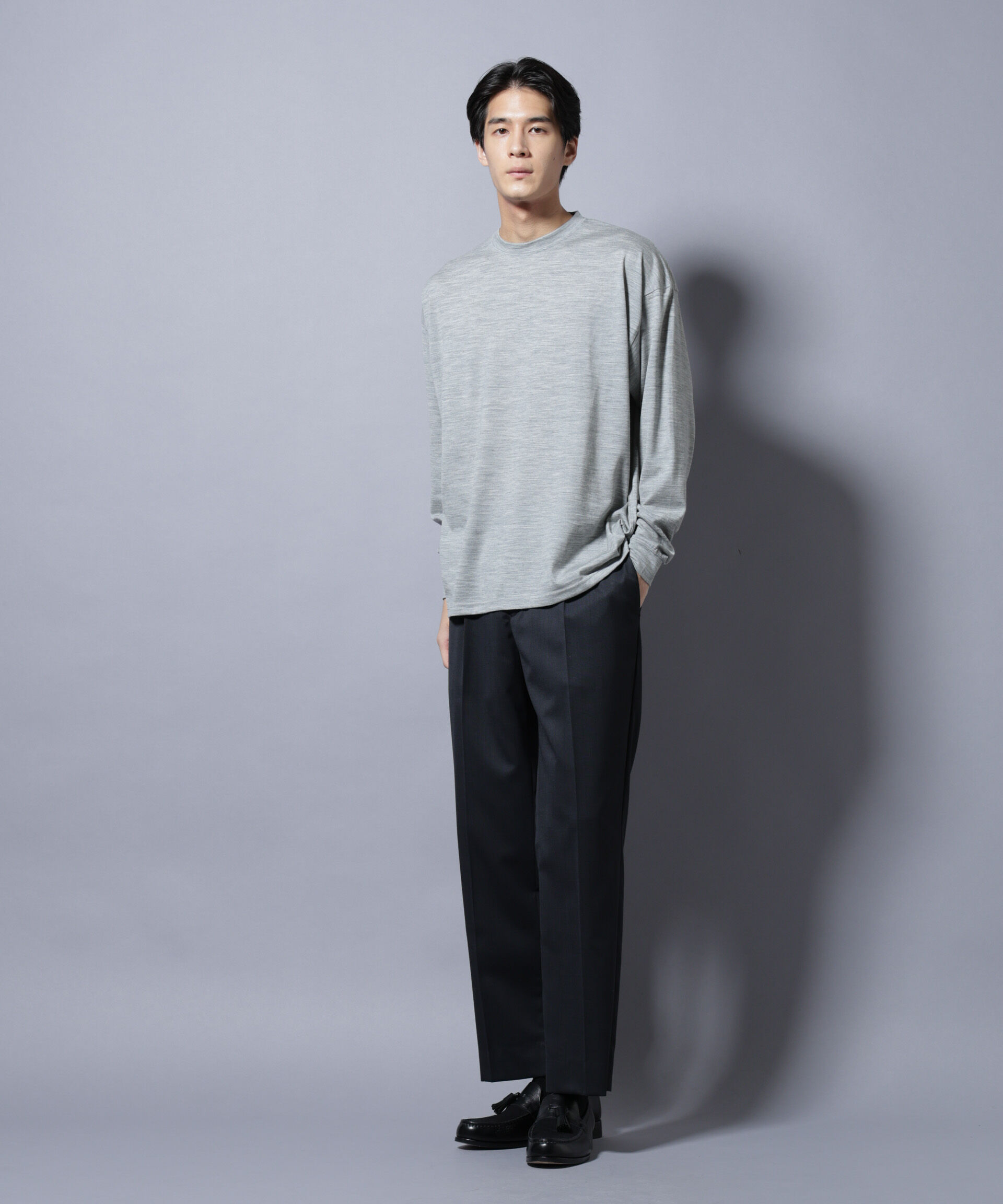 nano･universe「MIYATA&times;NANO JAPAN MADE 100%WOOL Tシャツ」|Tシャツ・カットソー|